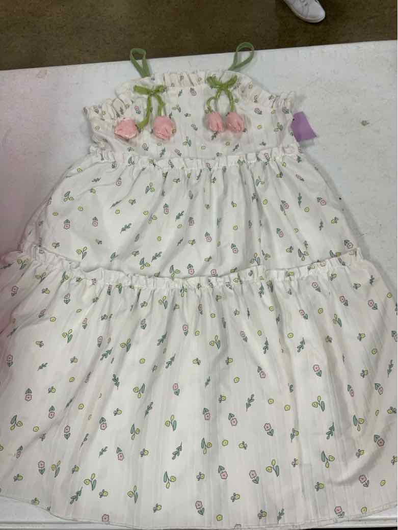 SHEIN White Youth Size 7 Girls CasualDress