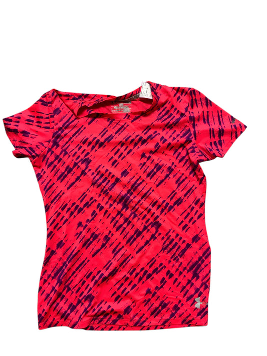 Under Armour (B) Pink Youth Size 14 SSTop