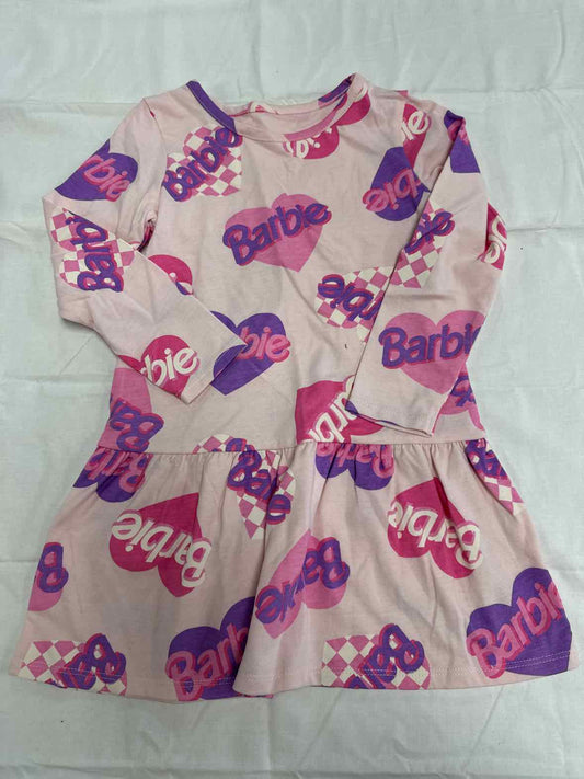 Barbie (D) Pink Toddler Size 3T Girls CasualDress