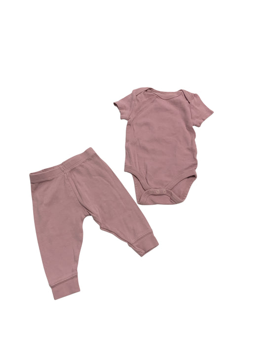 cloud island Purple Infant Size 6 MO Girls 2PC Casual