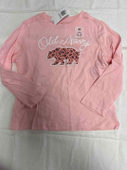 Old Navy (C) Pink Toddler Size 3T Girls LSTop