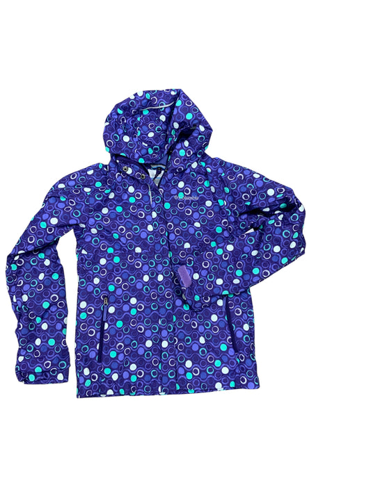 Columbia - Clothing (B) Purple Youth Size 12 Girls Raincoat