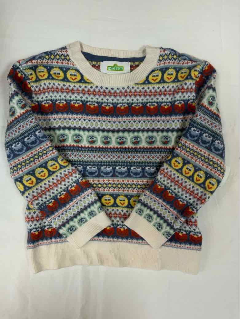 Sesame Street (D) Cream Toddler Size 2T LSTop