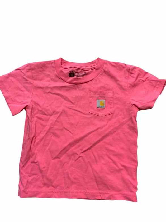 Carhartt (A) Pink Toddler Size 3T Boys SSTop