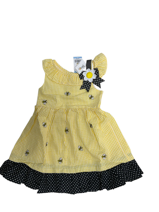 Counting Daisies (AA) Yellow Toddler Size 4 Girls CasualDress