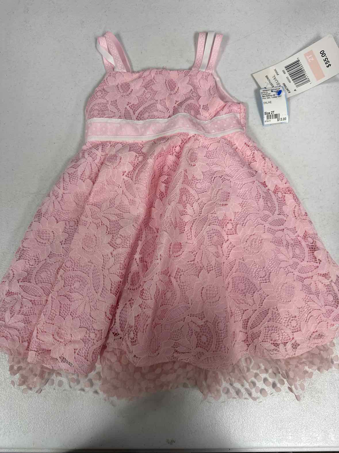 Rare Editions (B) Pink Toddler Size 2T Girls CasualDress