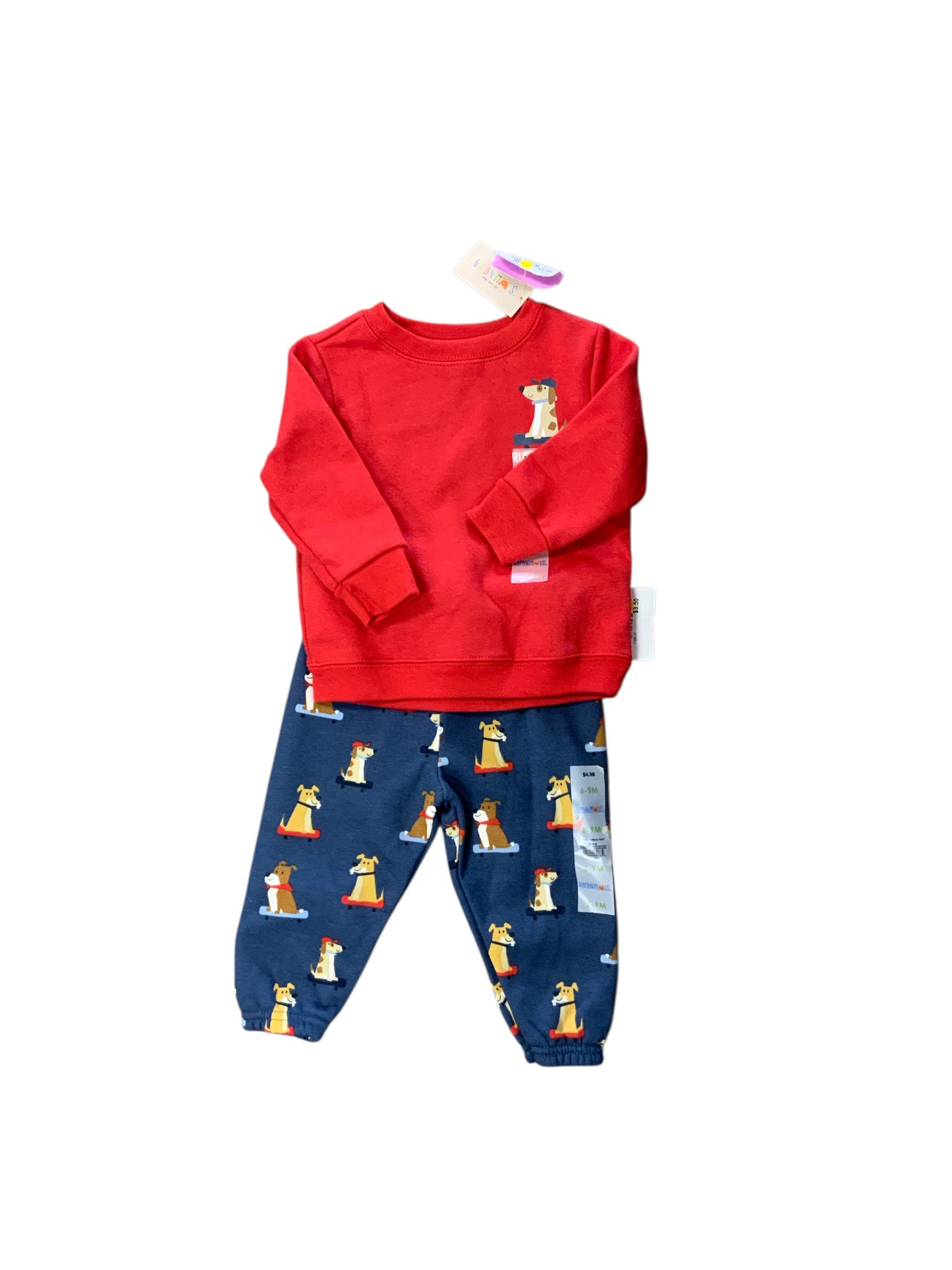 Garanimals (E) Red Infant Size 9 MO 2PC Casual