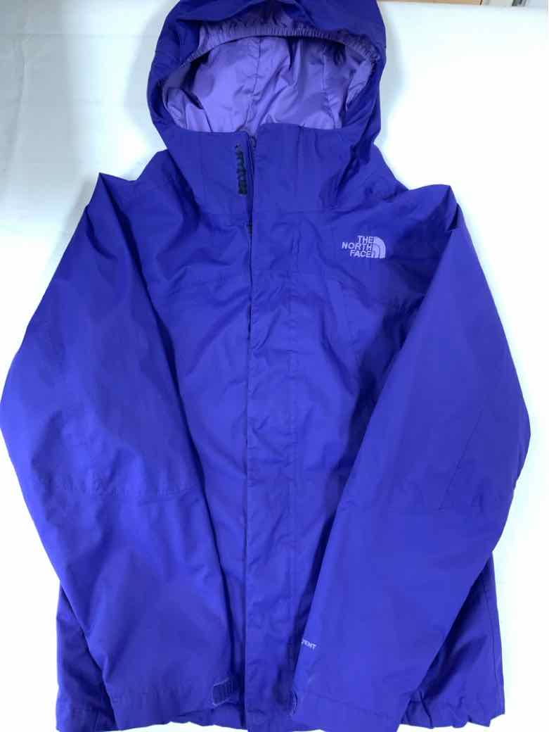North Face (AA) Purple Youth Size 12 Girls Raincoat