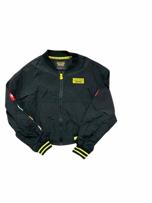 Justice (D) Black Youth Size 10 Girls Jacket Light