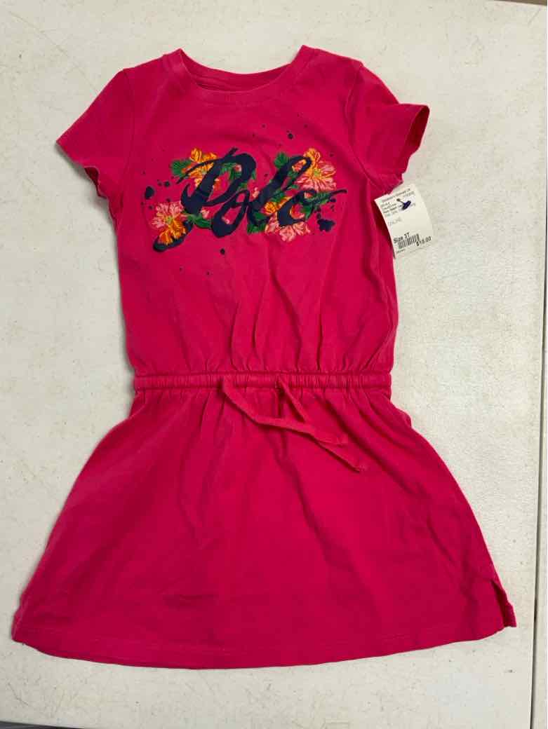 Polo Ralph Lauren (A) Pink Toddler Size 3T Girls CasualDress