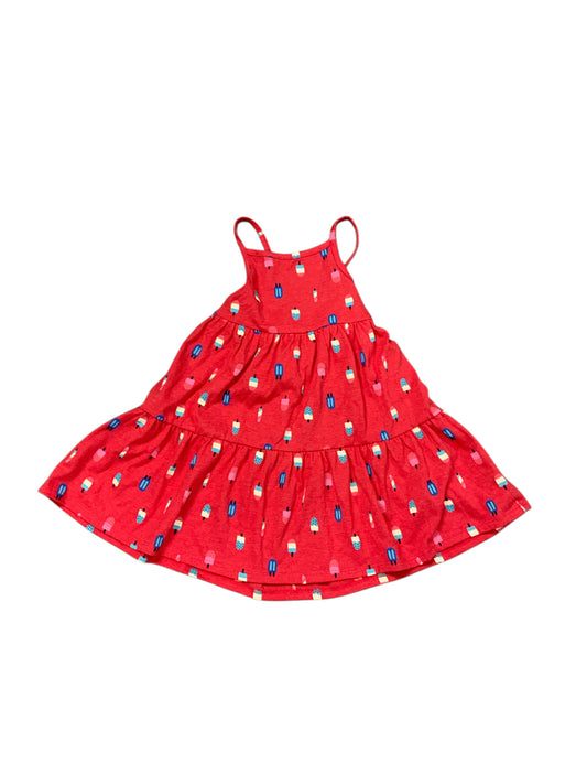 Cat and Jack (D) Red Toddler Size 4 Girls CasualDress