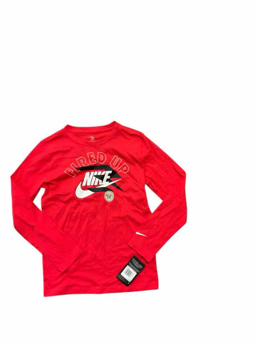 Nike (B) Red Youth Size 12 Boys LSTop