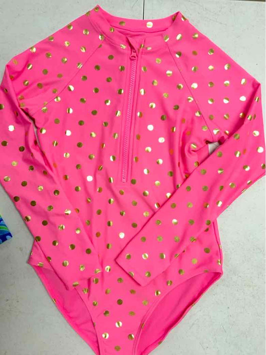Wonder Nation (E) Pink Youth Size 12 Girls 1PCSwimwear