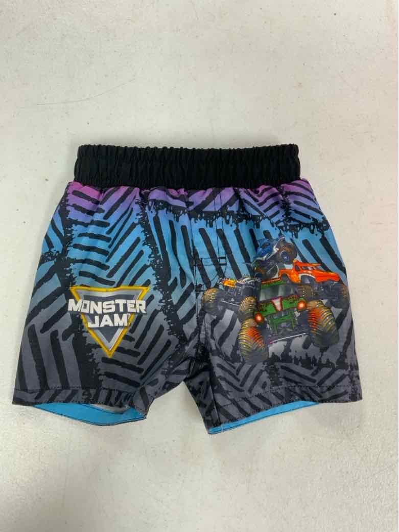monster jam Black Infant Size 18 MO Boys SwimTrunks