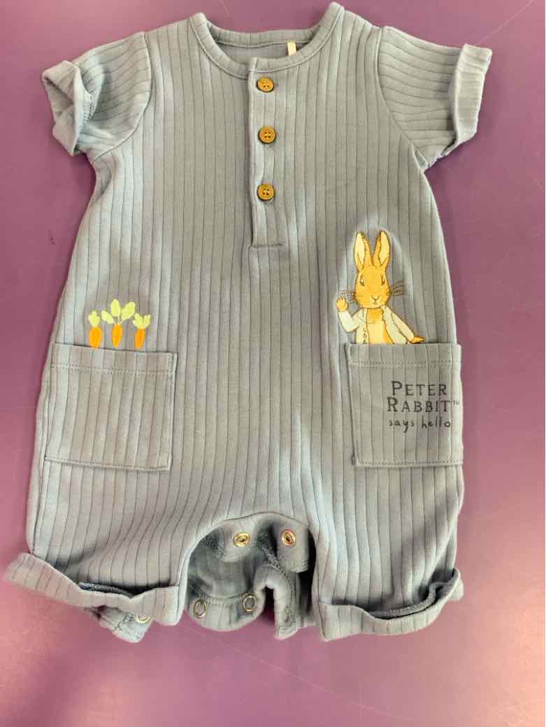 PETER RABBIT Blue Infant Size 6 MO Boys 1PC Casual
