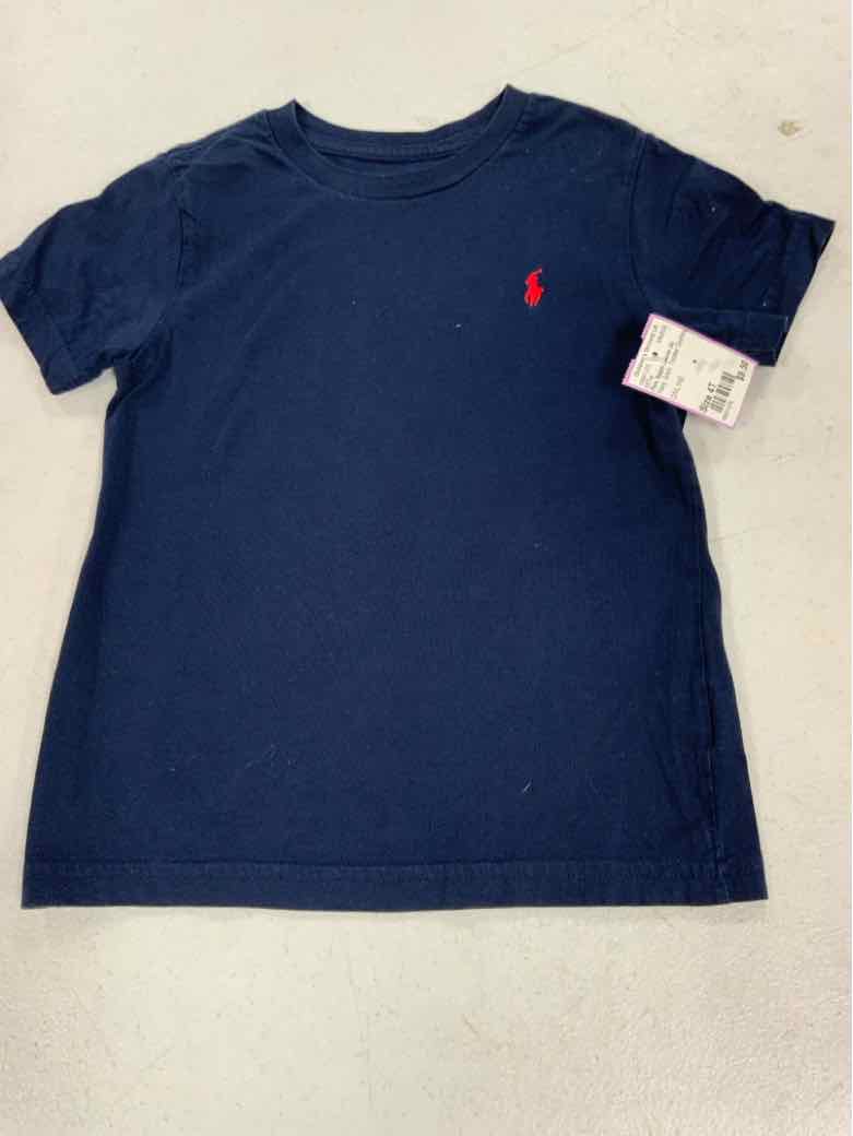 Polo Ralph Lauren (A) Navy Toddler Size 4T Boys SSTop