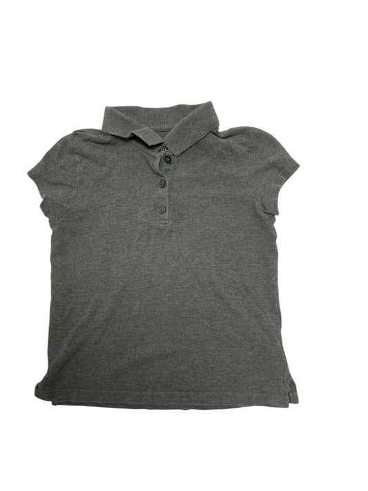 Children's Place (D) Gray Youth Size 6 Girls UniformTopSS