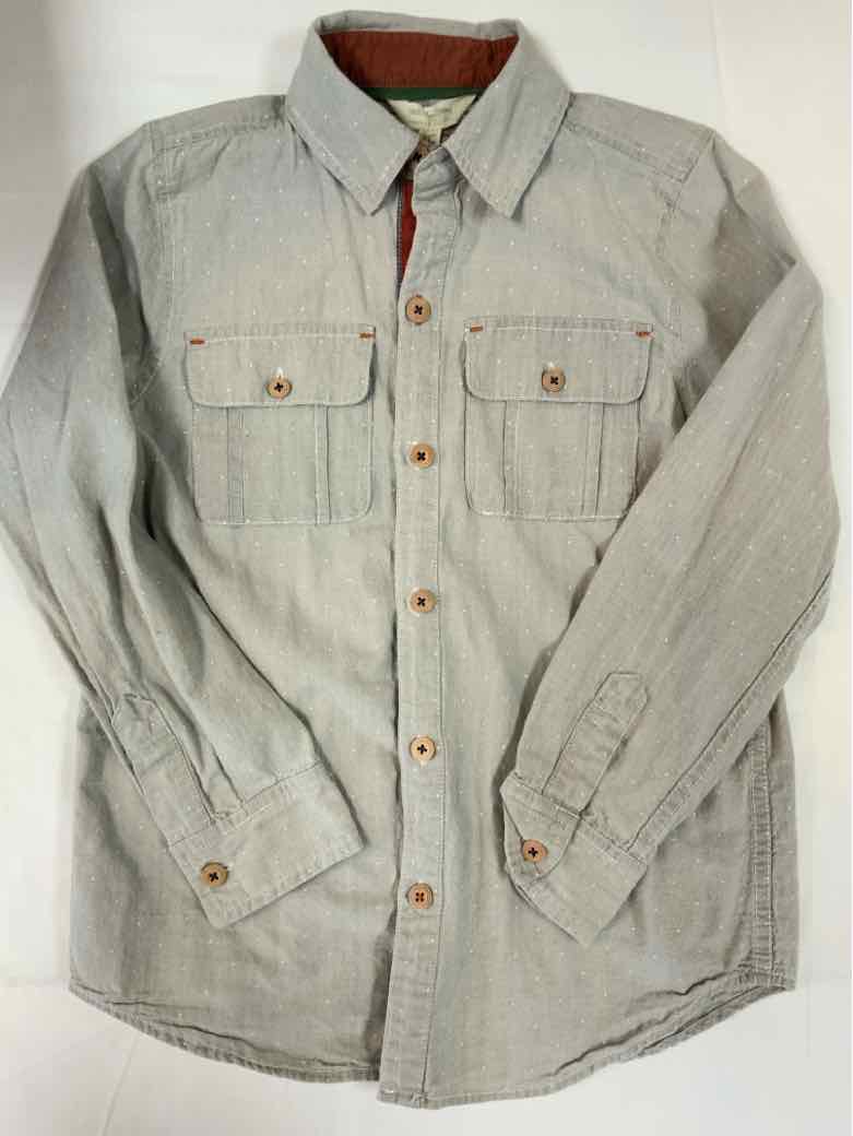 Matilda Jane (AA) Gray Youth Size 8 Boys ButtondownLS