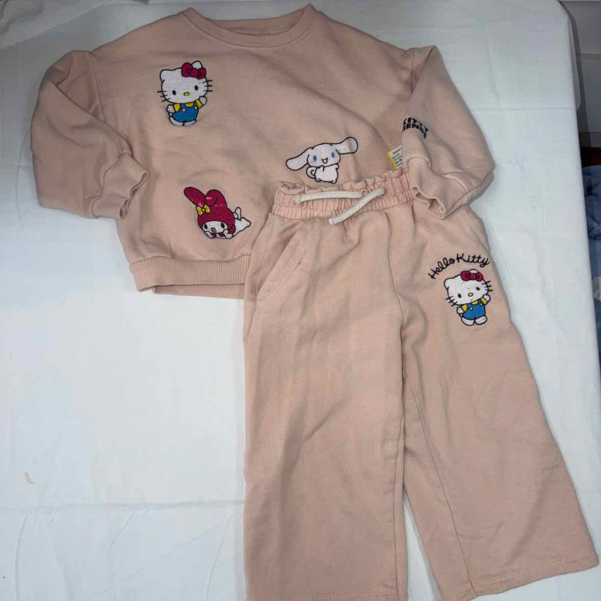 Zara (B) Orange Toddler Size 3T Girls 2PCCasual