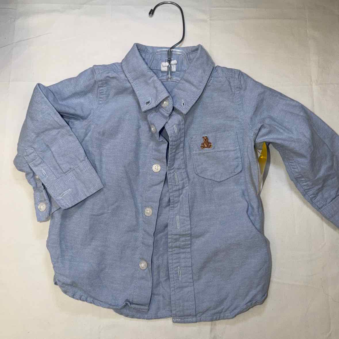 Baby Gap (B) Blue Infant Size 18 MO Boys ButtondownLS