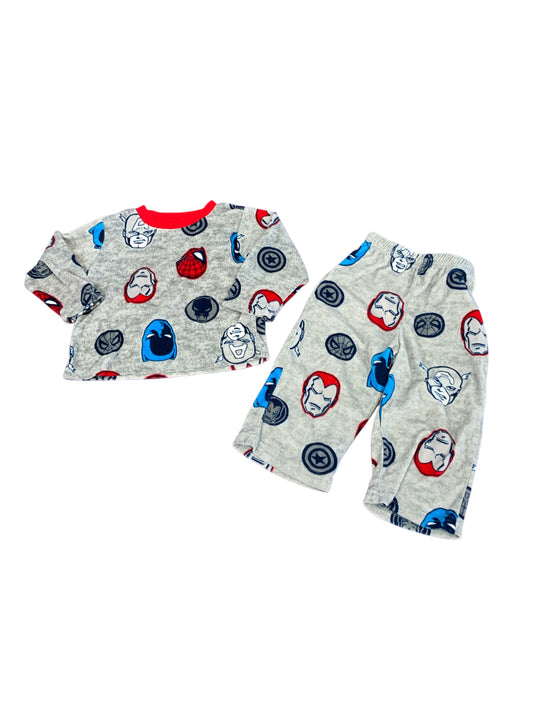 Marvel (D) Gray Toddler Size 2T Boys 2PCSleepwear