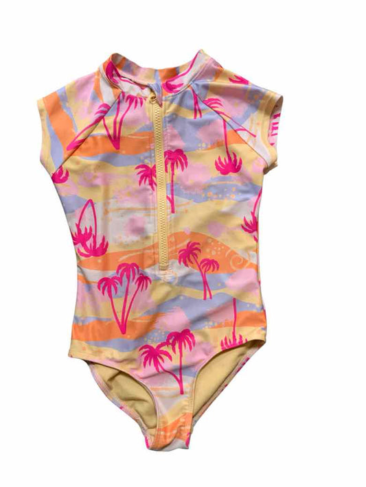 Wonder Nation (E) Orange Youth Size 6X Girls 1PCSwimwear