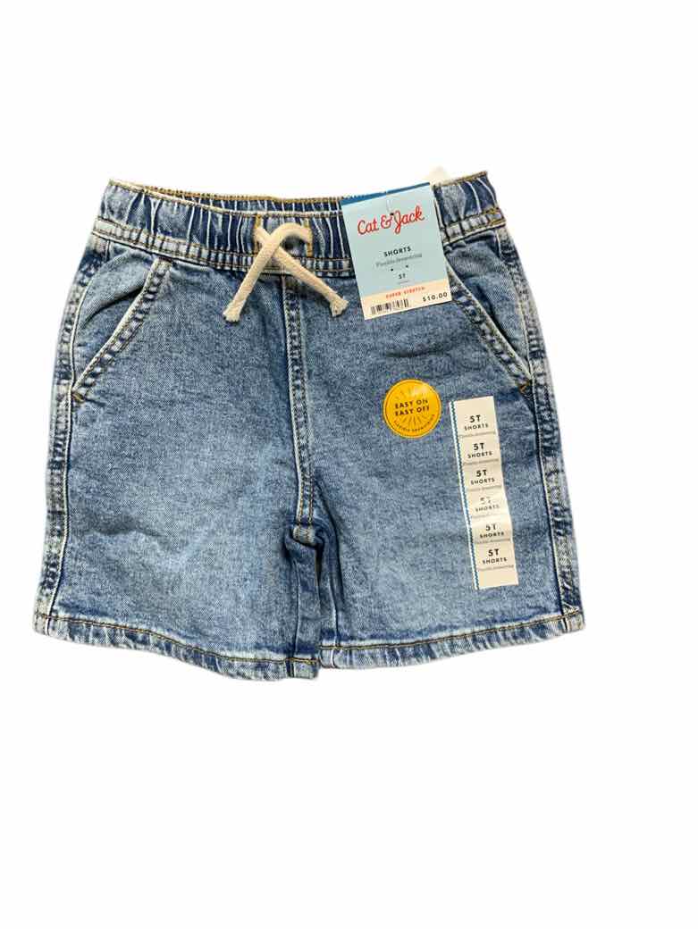 Cat and Jack (D) Blue Toddler Size 5 Boys ShortBasic