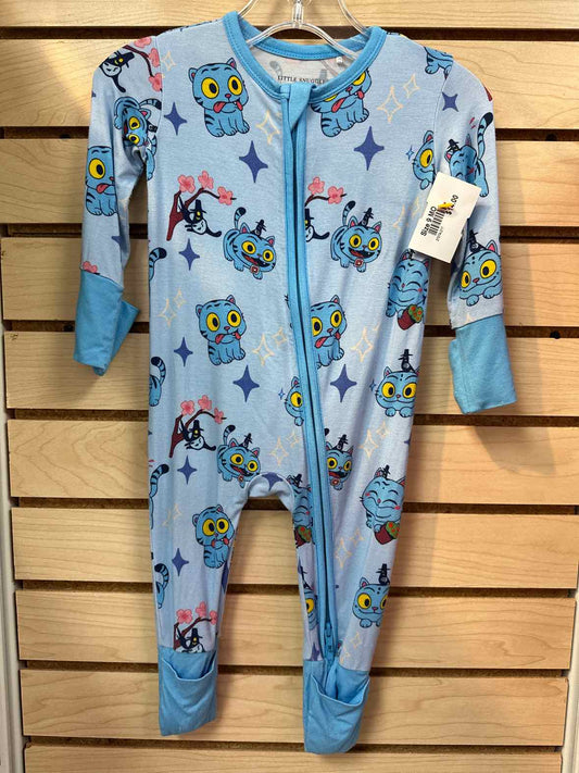 little snuggles Blue Infant Size 9 MO Boys 1PCSleepwear