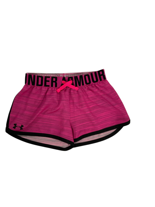 Under Armour (B) Pink Youth Size 8 Girls ShortAthletic