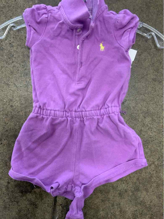 Polo Ralph Lauren (A) Purple Infant Size 6 MO 1PC Casual