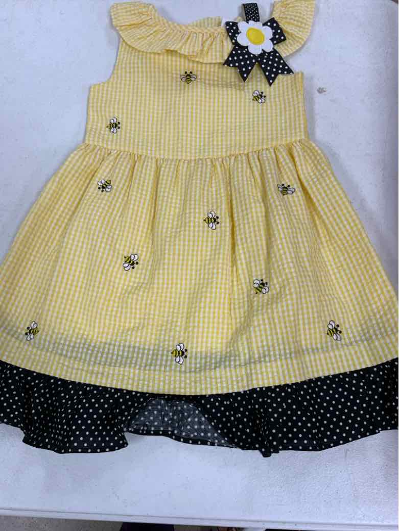 Counting Daisies (AA) Yellow Youth Size 6 Girls CasualDress