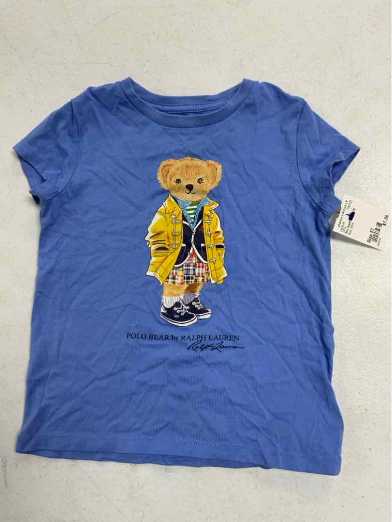 Polo Ralph Lauren (A) Blue Toddler Size 5T Boys SSTop
