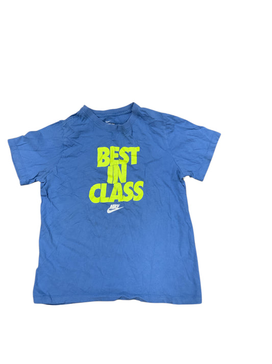 Nike (B) Blue Youth Size 12 Boys SSTop