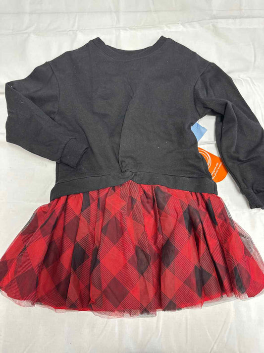 Wonder Nation (E) Black Toddler Size 4 Girls CasualDress