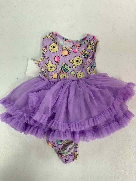 Disney Babies (C) Purple Infant Size 24 MO Girls 1PC Casual