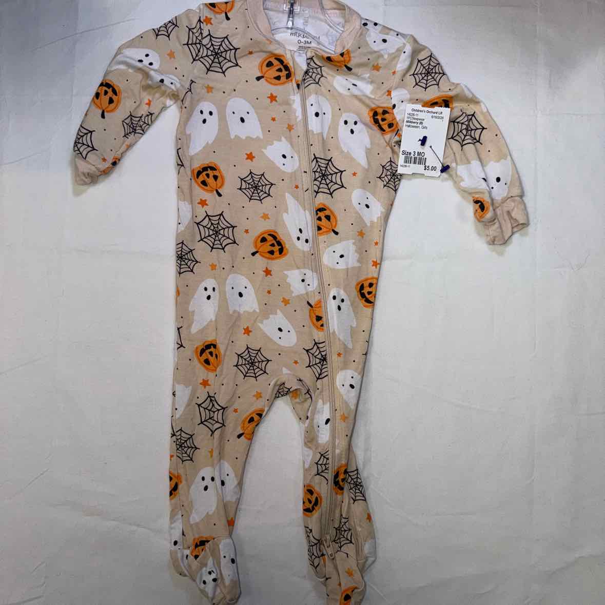 Milkberry (B) Halloween Infant Size 3 MO Girls 1PCSleepwear