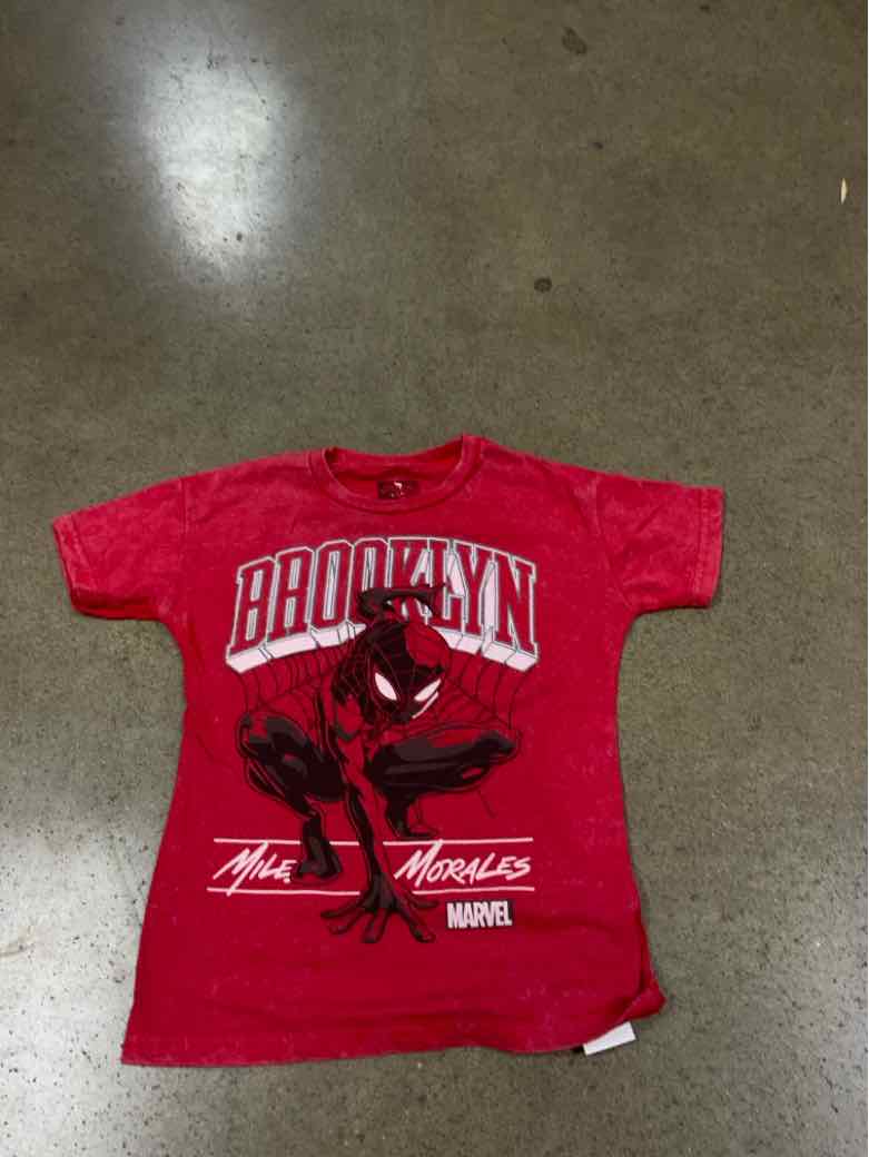 Marvel (D) Red Youth Size 7 Boys SSTop