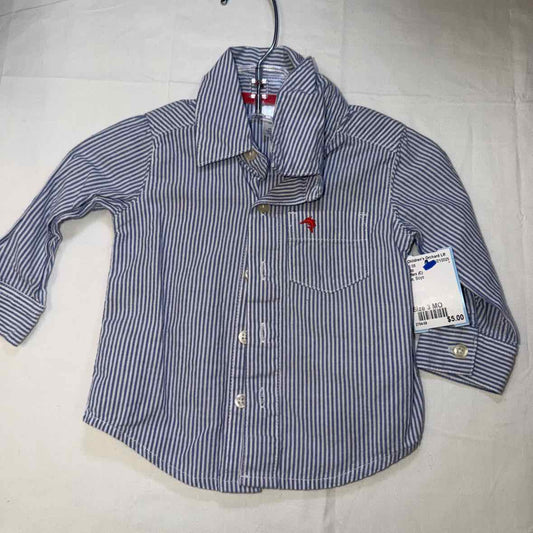 Carters (C) Blue Infant Size 3 MO Boys LSTop