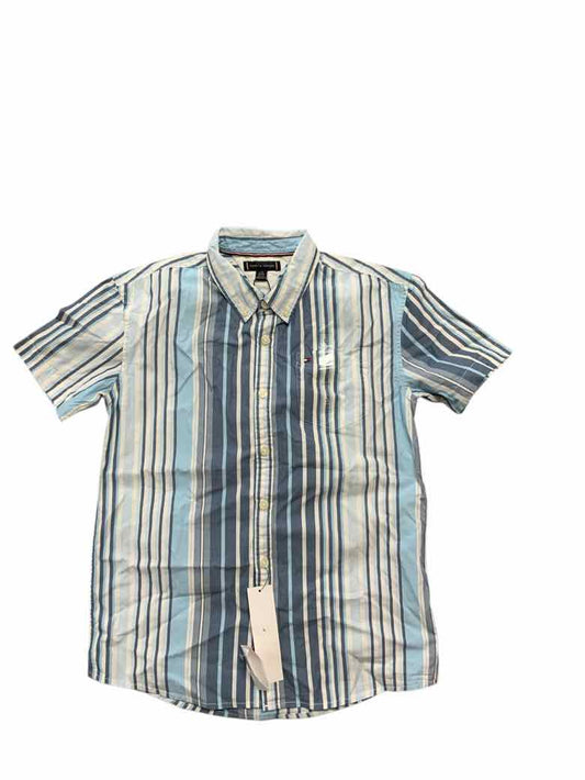 Tommy Hilfiger (B) Blue Youth Size 14 Boys ButtondownSS