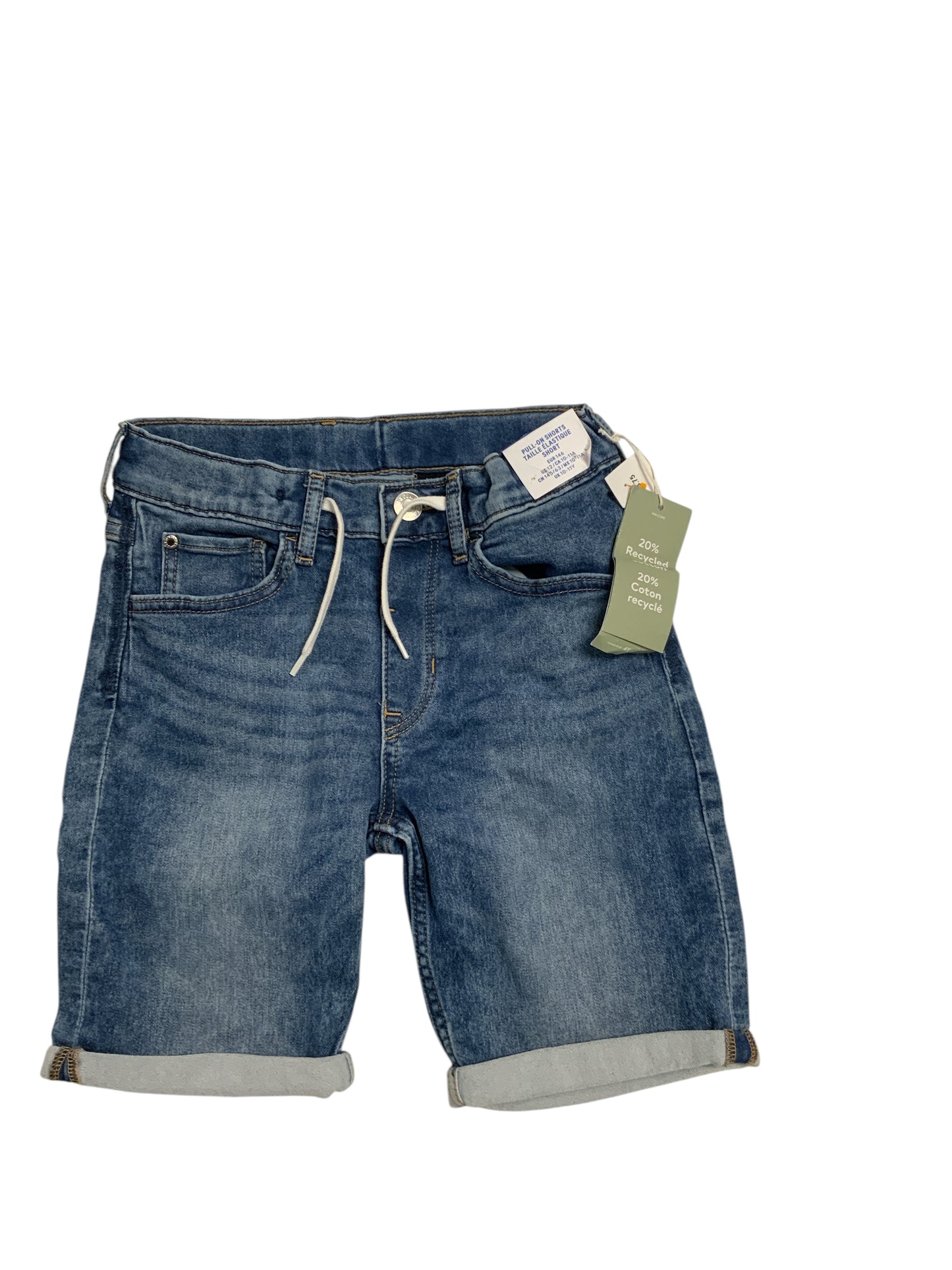 H & M (D) Blue Youth Size 12 Boys ShortBasic