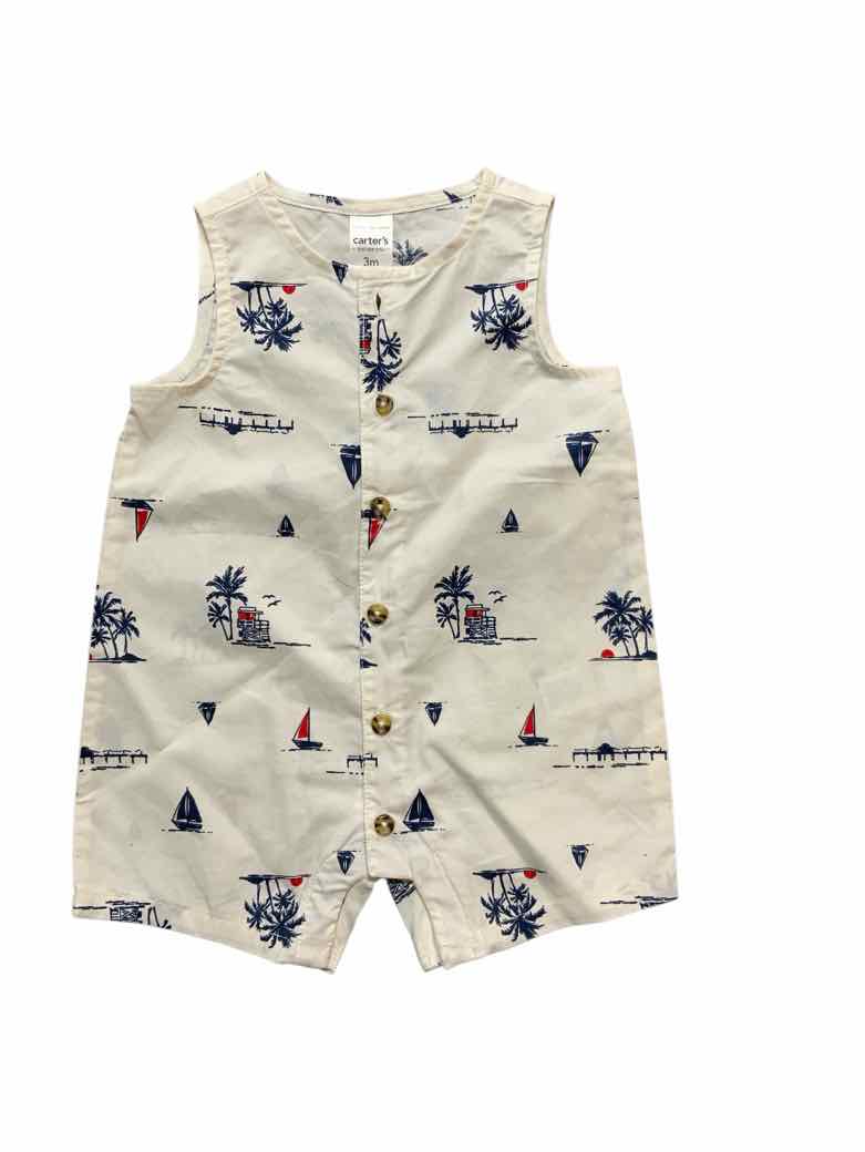 Carters (C) Blue Infant Size 6 MO Boys 1PC Casual
