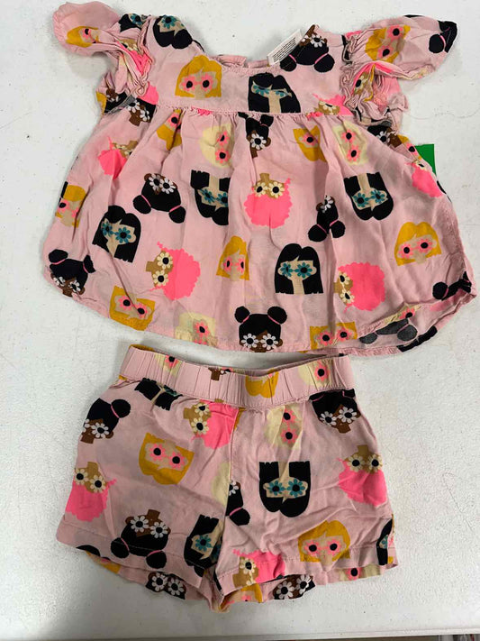 Okie Dokie (D) Pink Toddler Size 2T Girls 2PCCasual