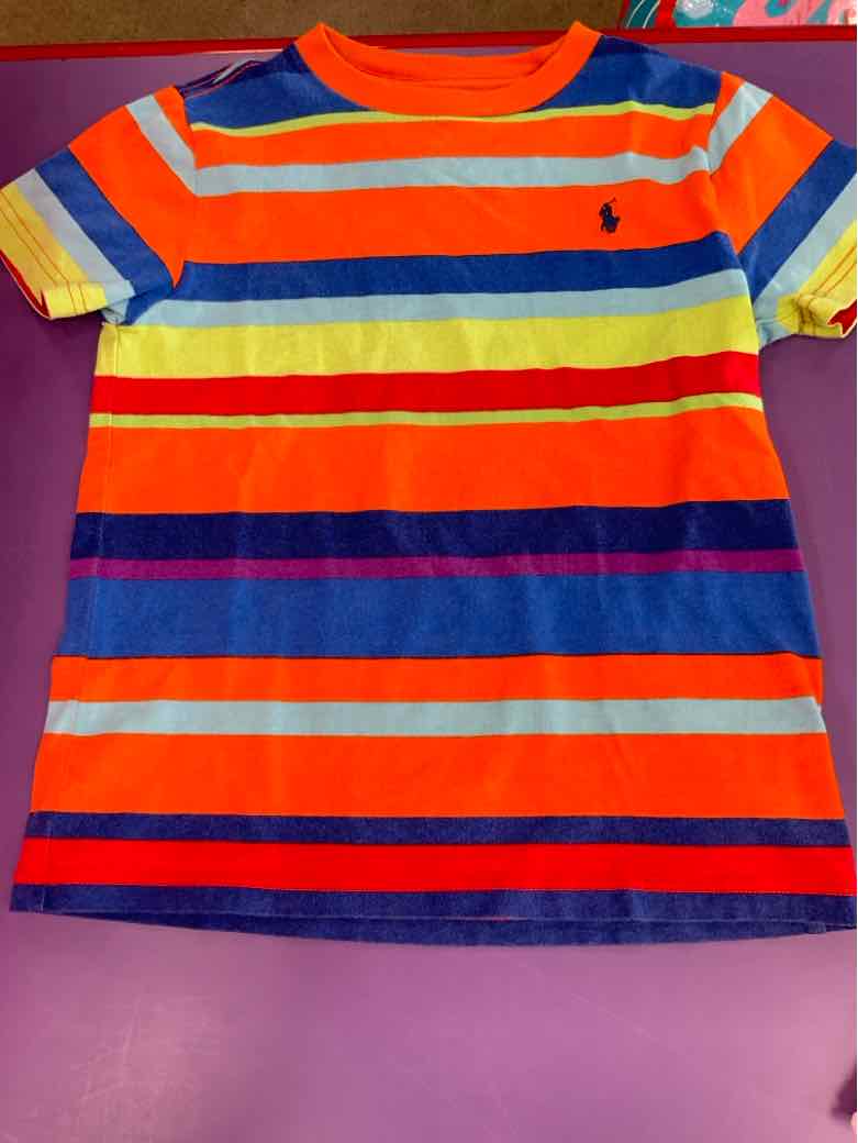 Polo Ralph Lauren (A) Orange Youth Size 6 Boys SSTop