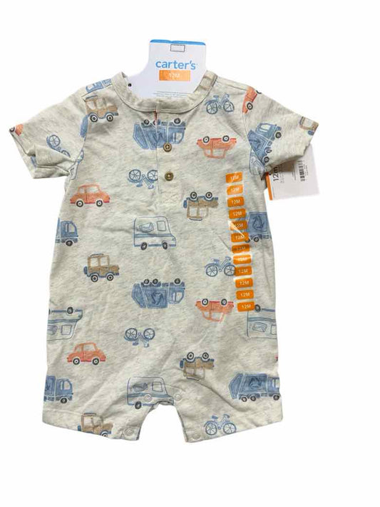 Carters (C) Gray Infant Size 12 MO Boys 1PC Casual