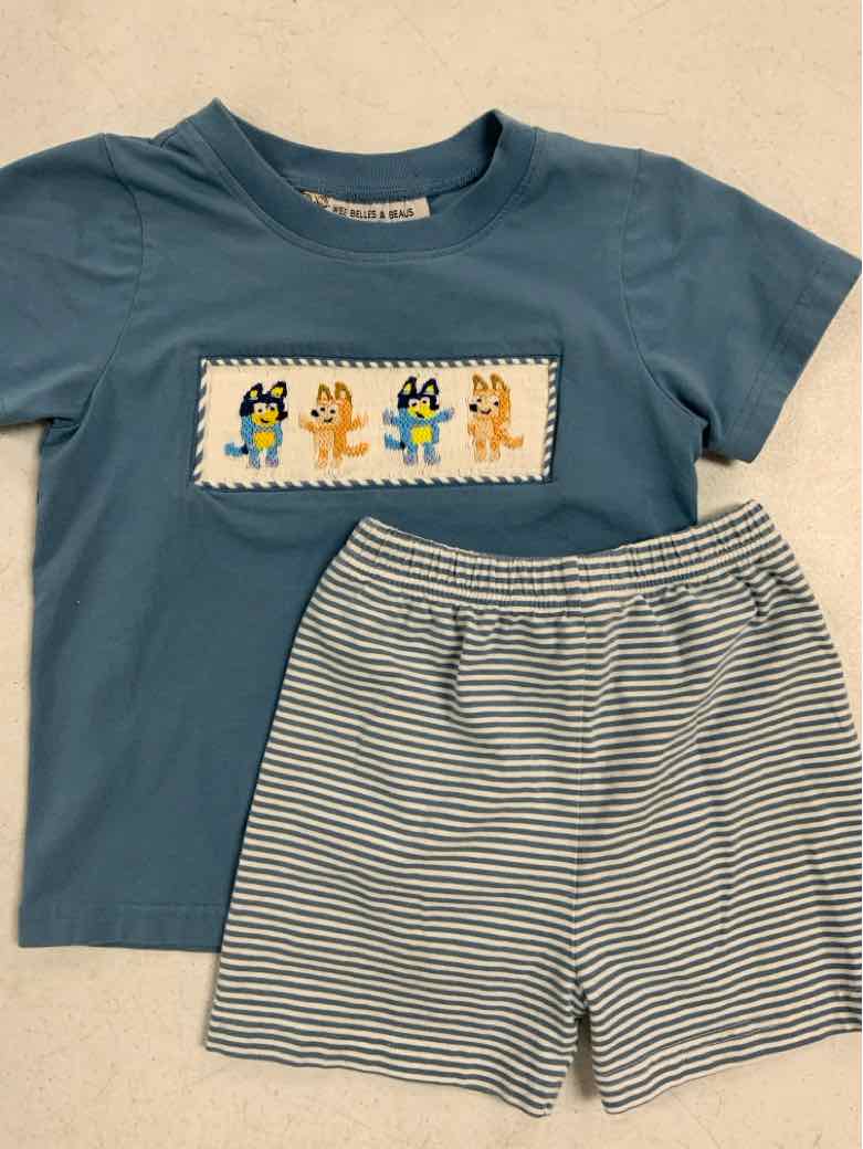 WE BELLES & BEAUS Blue Toddler Size 4 Boys 2PCCasual