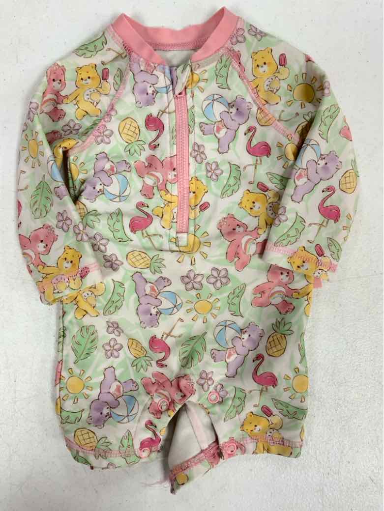 care bears Green Infant Size 6-9  MO Girls 1PCSwimwear
