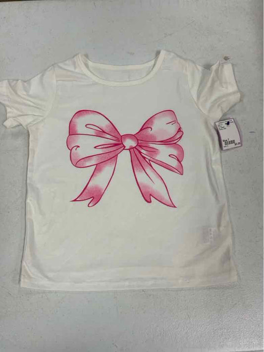 no  brand White Youth Size 7 Girls SSTop