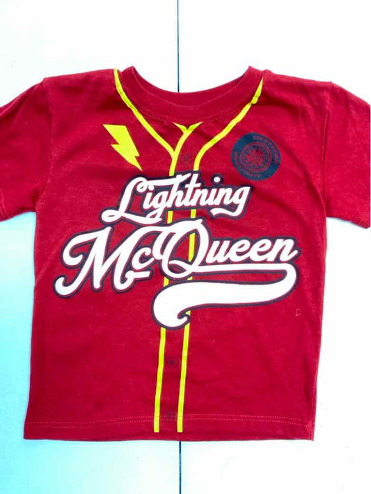 Disney (B) Red Toddler Size 3T Girls SSTop