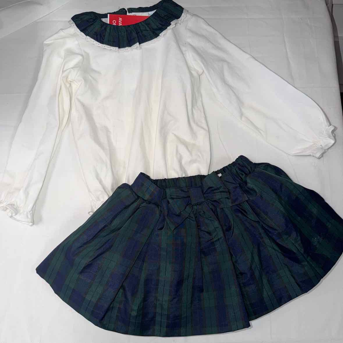 Edgehill Collection (A) Green Infant Size 24 MO Girls 2PC Casual