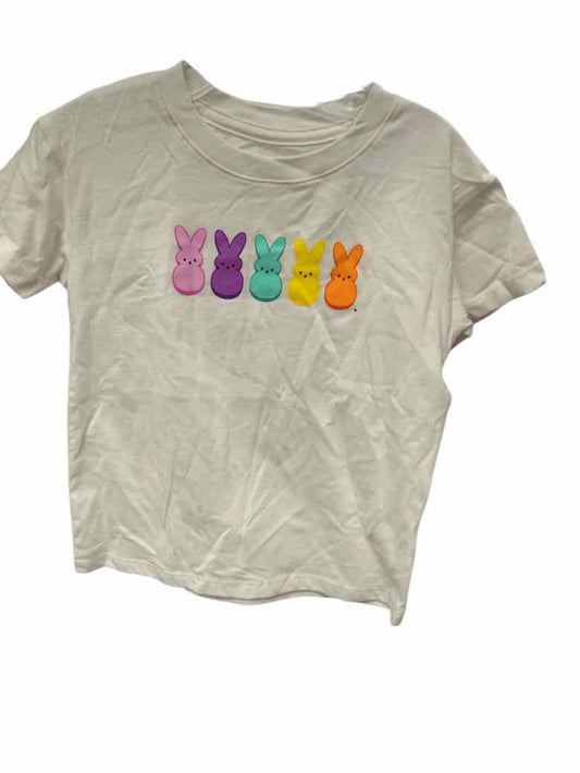 peeps White Toddler Size 4 Girls SSTop